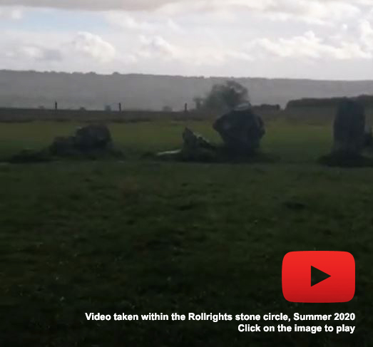 Click on this photo of the Rollright stone circle to play a video